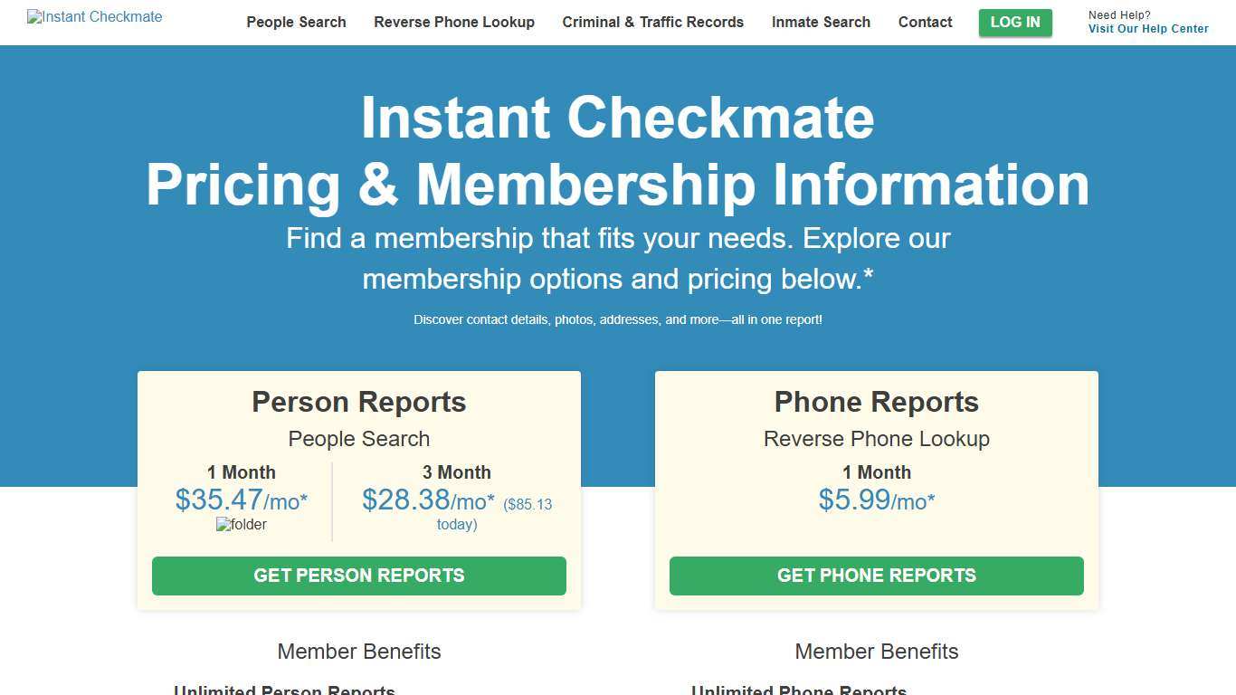 How Much Does Instant Checkmate Cost? 2025 Pricing Guide